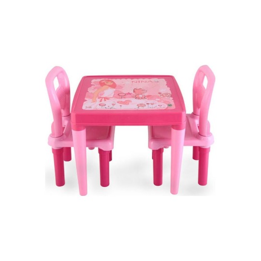 Παιδικό Τραπεζάκι Μελέτης Ροζ 03414 Pilsan