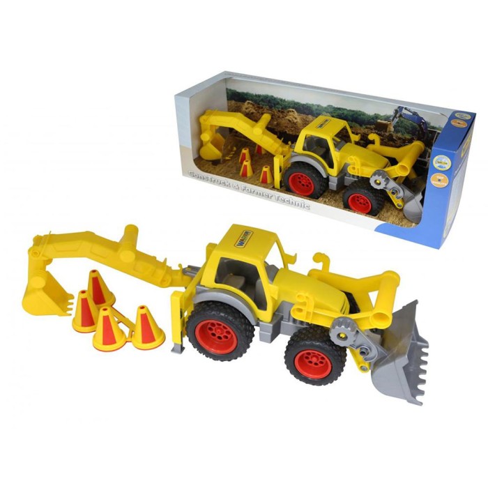 Παιχνίδι Εκσκαφέας με Φτυάρι και Τσάπα 37749 Polesie