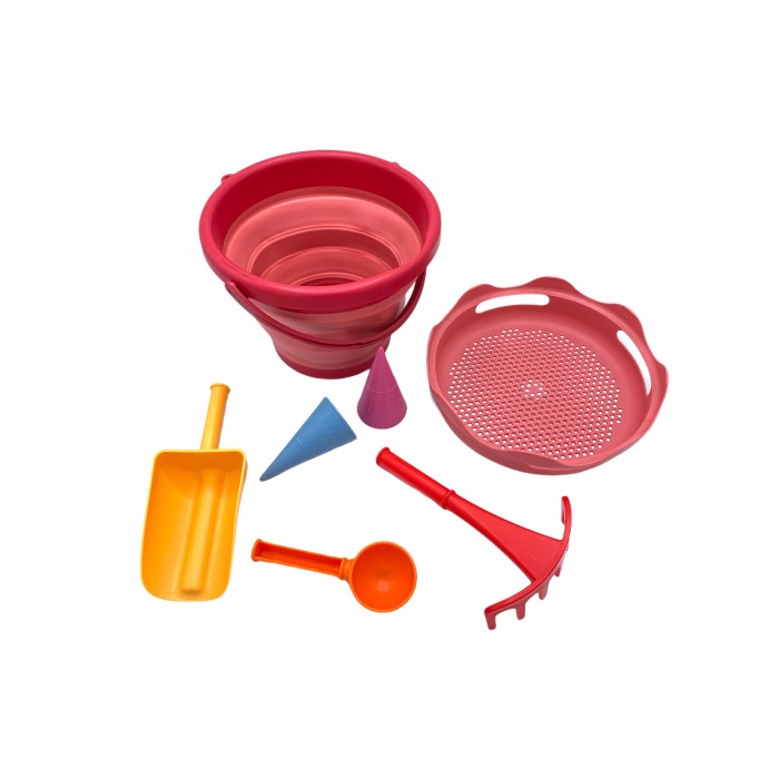 Παιχνίδια Για Άμμο 7 Σε 1 Ρόζ Compactoys Παιχνίδια Για Άμμο 7 Σε 1 Ρόζ Compactoys