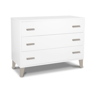 Pali Συρταριέρα Win Bianco-Tortora 115x51x85cm Pali Συρταριέρα Win Bianco-Tortora 115x51x85cm