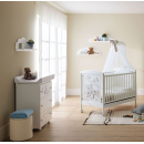 PALI Βρεφικό Κρεβατάκι Daisy Και Συρταριέρα Μπανάκι - Αλλαξιέρα