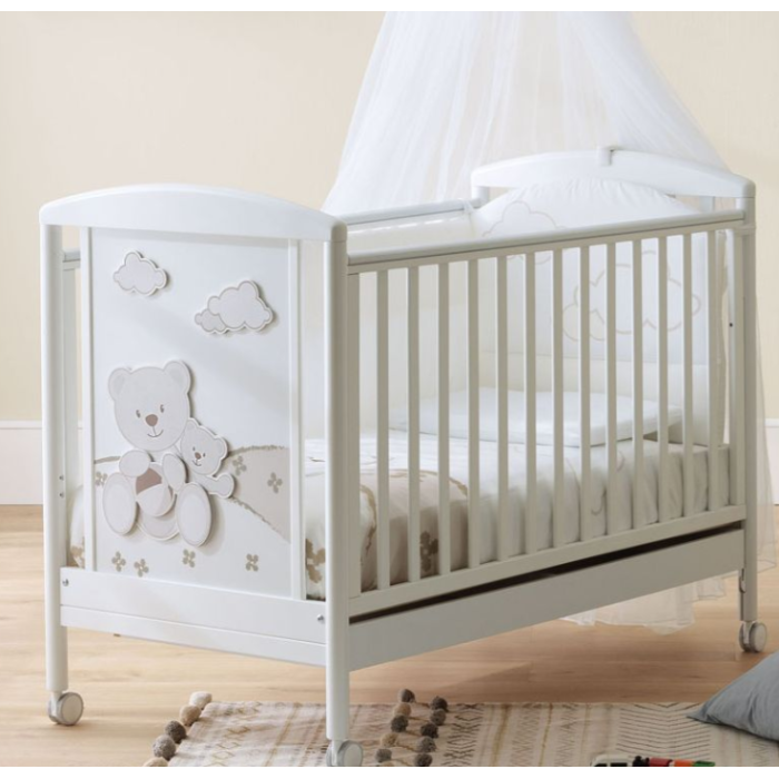 PALI Βρεφικό Κρεβατάκι Daisy Και Συρταριέρα Μπανάκι - Αλλαξιέρα