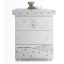 PALI Βρεφικό Κρεβατάκι Daisy Και Συρταριέρα Μπανάκι - Αλλαξιέρα