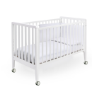 Pali Βρεφικό Σετ Win Bianco Με Λίκνο(90χ73cm) Κρεβάτι(133x73cm) Στρώματα Και Προστατευτικό Κάγκελο