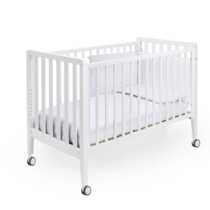 Pali Βρεφικό Σετ Win Bianco Με Λίκνο(90χ73cm) Κρεβάτι(133x73cm) Στρώματα Και Προστατευτικό Κάγκελο