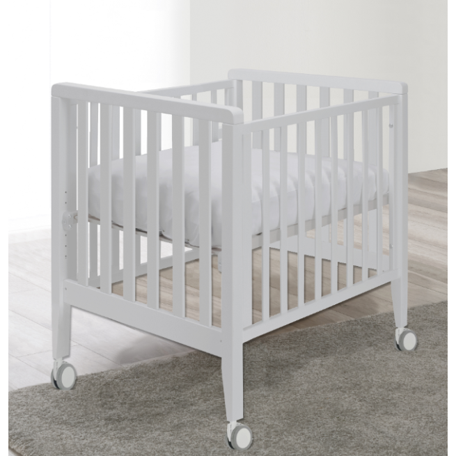 Pali Βρεφικό Σετ Win Bianco Με Λίκνο(90χ73cm) Κρεβάτι(133x73cm) Στρώματα Και Προστατευτικό Κάγκελο