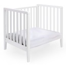 Pali Βρεφικό Σετ Win Bianco Με Λίκνο(90χ73cm) Κρεβάτι(133x73cm) Στρώματα Και Προστατευτικό Κάγκελο