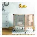 Pali Βρεφικό Σετ Win Naturale Με Λίκνο(90χ73cm) Κρεβάτι(133x73cm) Στρώματα Και Προστατευτικό Κάγκελο