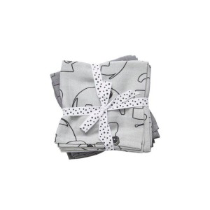 Πάνα Aγκαλιάς Balloon 2τμχ 70*70cm Grey Done By Deer