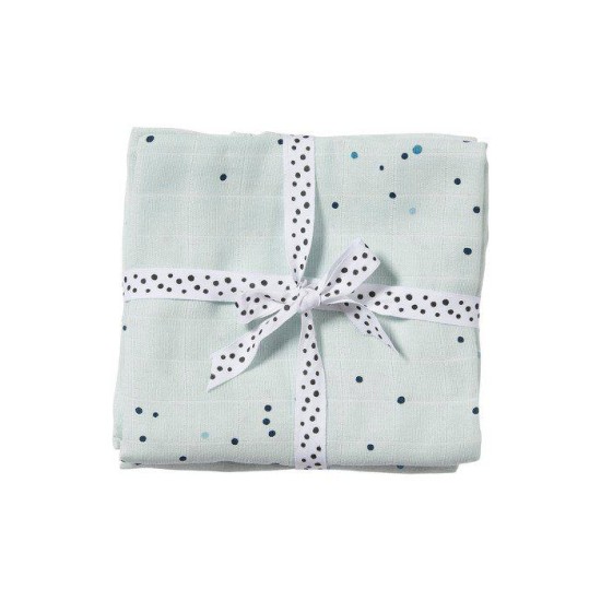 Πάνα αγκαλιάς Σετ 2τμχ Dreamy Dots Blue Done By Deer