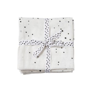 Πάνα Αγκαλιάς Σετ 2τμχ Dreamy Dots White Done By Deer