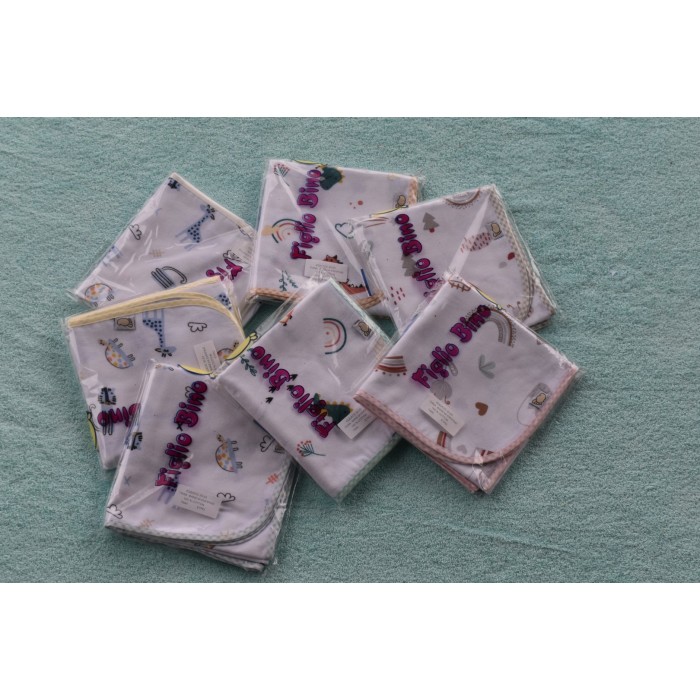 Πάνα Αγκαλιάς Εμπριμέ Πορτοκαλί Figlio Bino