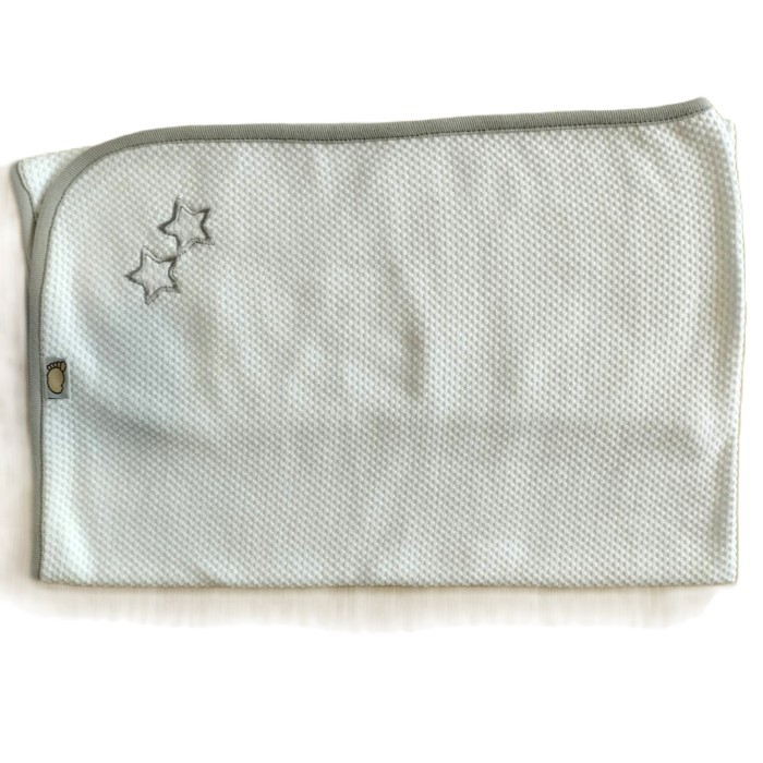 Πάνα Αγκαλιάς Με Κέντημα Γκρι Figlio Bino