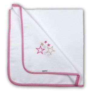 Πάνα Αγκαλιάς Πικέ Με Κέντημα Φούξια Ninetta Bebe Πάνα Αγκαλιάς Πικέ Με Κέντημα Φούξια Ninetta Bebe