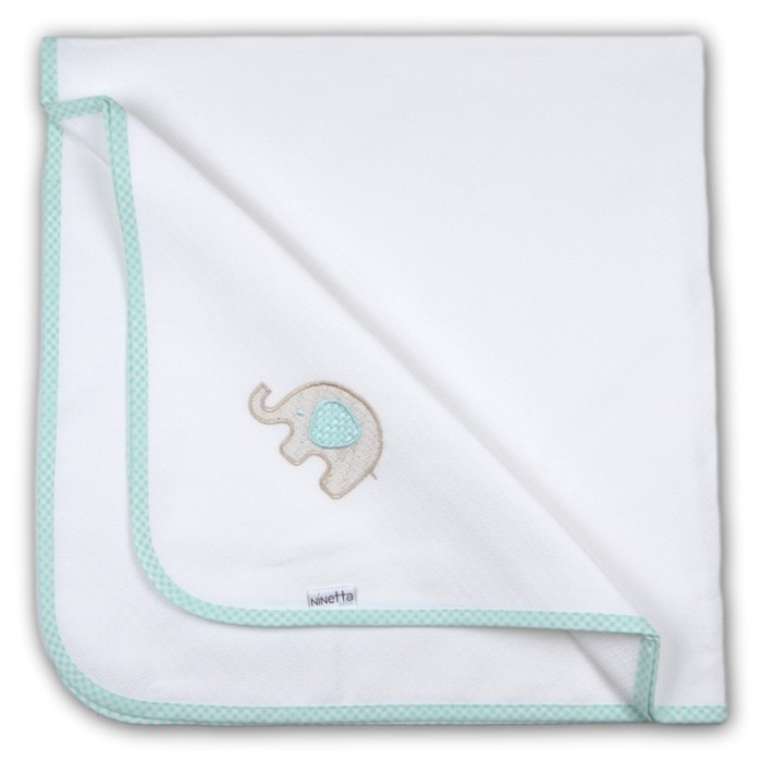 Πάνα Αγκαλιάς Πικέ Με Κέντημα Βεραμάν Ninetta Bebe