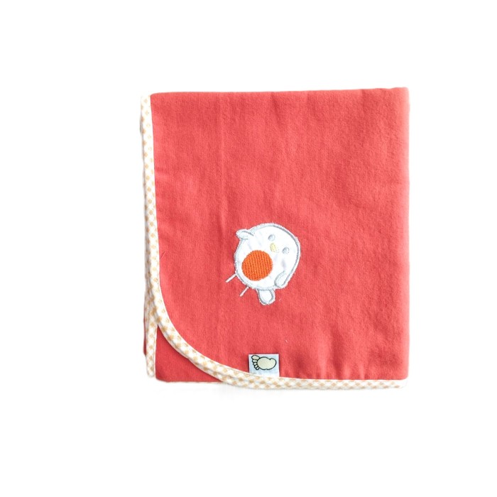 Πάνα Αγκαλιάς Με Κέντημα Πορτοκαλί Figlio Bino