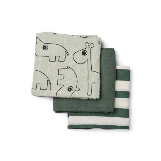 Πάνα αγκαλιάς σετ 3τμχ  Friends Πράσινο Done By Deer