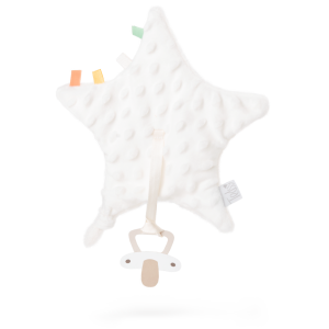 Πανάκι Παρηγοριάς Με Κλιπ Πιπίλας Aστεράκι Λευκό Amek Toys Πανάκι Παρηγοριάς Με Κλιπ Πιπίλας Aστεράκι Λευκό Amek Toys