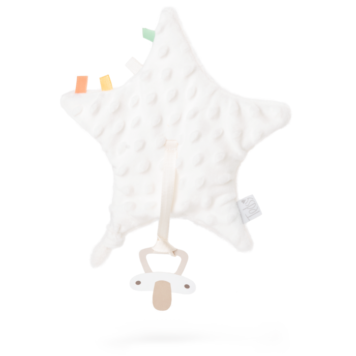 Πανάκι Παρηγοριάς Με Κλιπ Πιπίλας Aστεράκι Λευκό Amek Toys Πανάκι Παρηγοριάς Με Κλιπ Πιπίλας Aστεράκι Λευκό Amek Toys