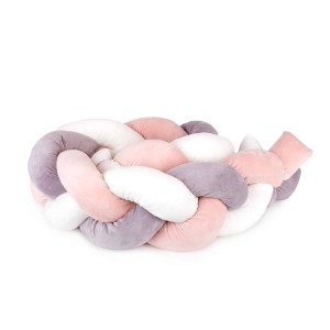 Πάντα Πλεξούδα 210cm Ροζ-Γκρι-Λευκό Amek Toys Πάντα Πλεξούδα 210cm Ροζ-Γκρι-Λευκό Amek Toys