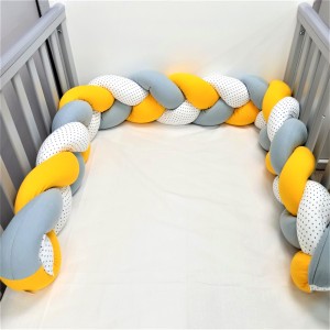 Πάντα Πλεξούδα Γκρι Κίτρινο Λευκό Με Αστέρια Baby Star Πάντα Πλεξούδα Γκρι Κίτρινο Λευκό Με Αστέρια Baby Star