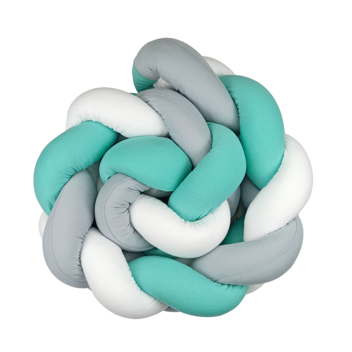 Πάντα Πλεξούδα Μεντα - Γκρι - Λευκό Extra Large Baby Star Πάντα Πλεξούδα Μεντα - Γκρι - Λευκό Extra Large Baby Star