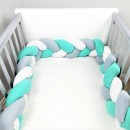 Πάντα Πλεξούδα Μέντα Γκρι Λευκό Με Αστέρια Baby Star