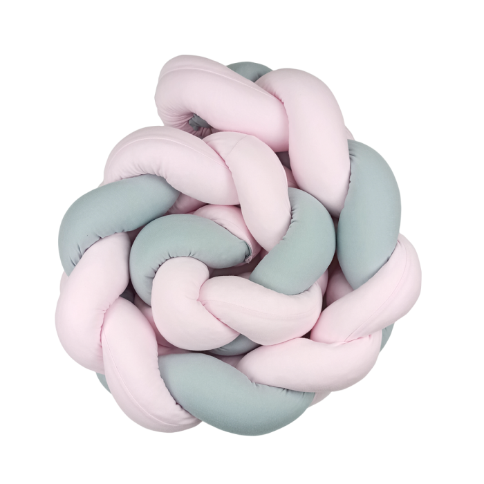 Πάντα Πλεξούδα Ροζ - Γκρι Baby Star Πάντα Πλεξούδα Ροζ - Γκρι Baby Star