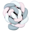 Πάντα Πλεξούδα Ροζ Γκρι Λευκό Baby Star Πάντα Πλεξούδα Ροζ Γκρι Λευκό Baby Star