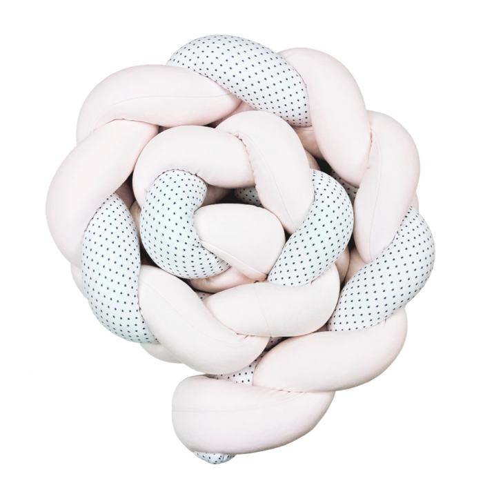 Πάντα Πλεξούδα Σομόν Λευκό Αστέρια Baby Star