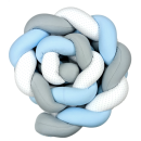 Πάντα Πλεξούδα Σιέλ Γκρι Λευκό Με Αστέρια Baby Star