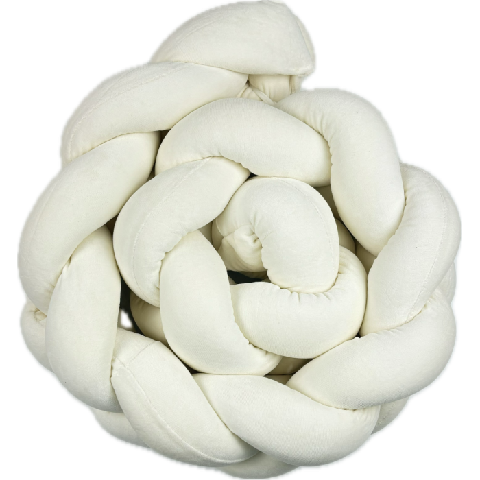 Πάντα Πλεξούδα Βελουτέ Εκρού Extra Large Baby Star