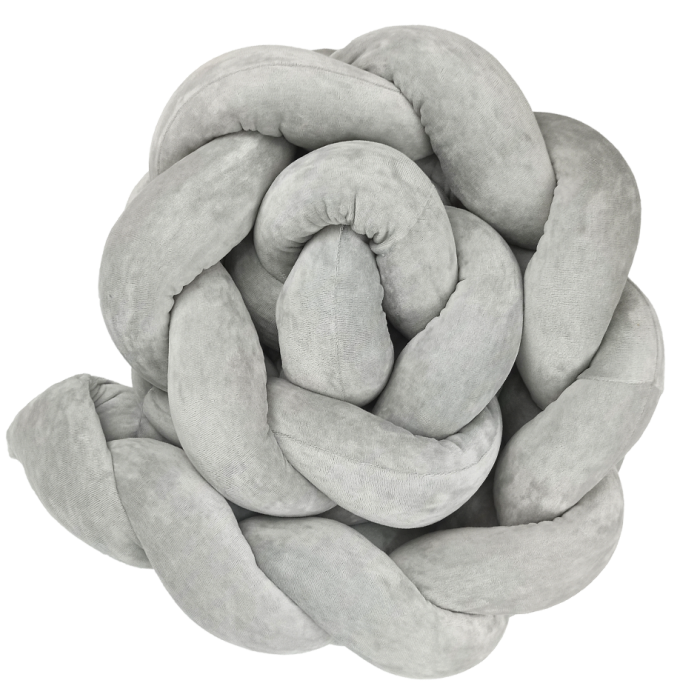 Πάντα Πλεξούδα Βελουτέ Γκρι Baby Star