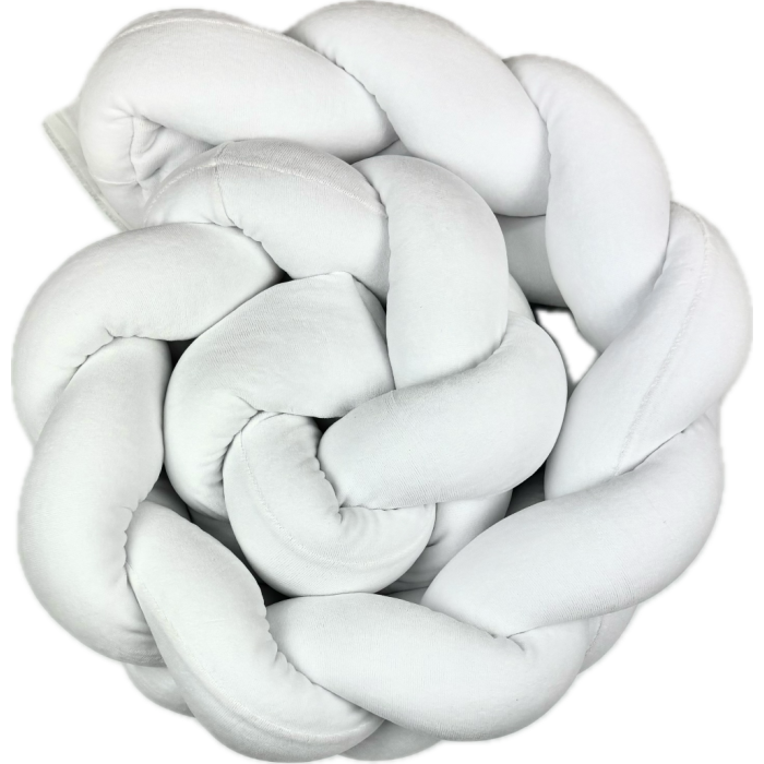 Πάντα Πλεξούδα Βελουτέ Λευκή Extra Large Baby Star