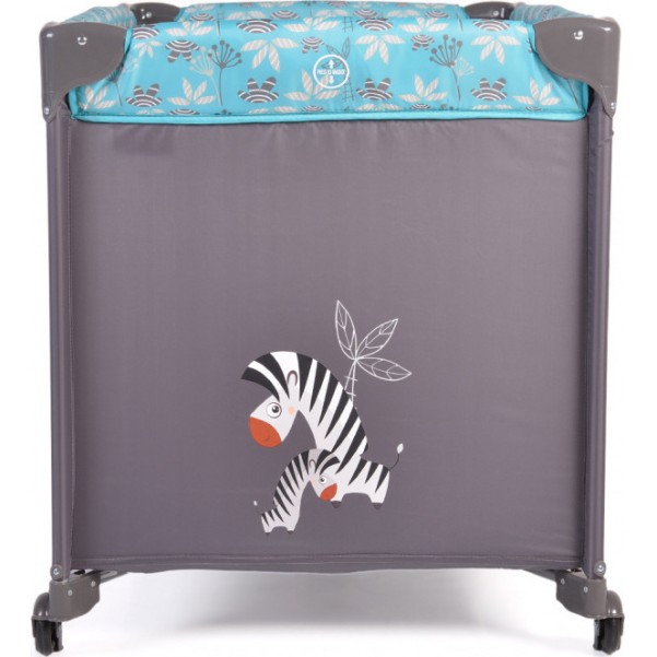 Παρκοκρέβατο 1 Επίπεδου Africa Τιρκουάζ Cangaroo