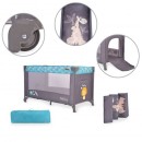 Παρκοκρέβατο 1 Επίπεδου Africa Τιρκουάζ Cangaroo