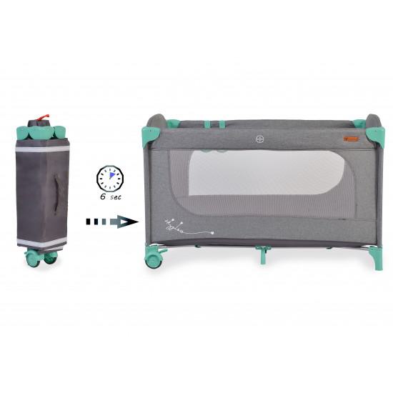 Παρκοκρέβατο 1 Επιπέδου Skyglow 1 Μέντα Cangaroo