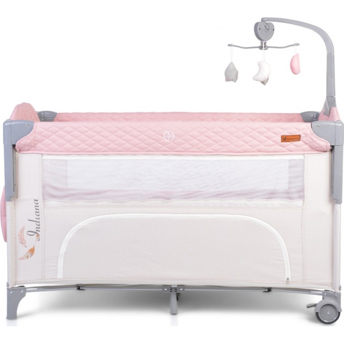 Παρκοκρέβατο 2 Επιπέδών Indiana Ροζ Cangaroo Παρκοκρέβατο 2 Επιπέδών Indiana Ροζ Cangaroo