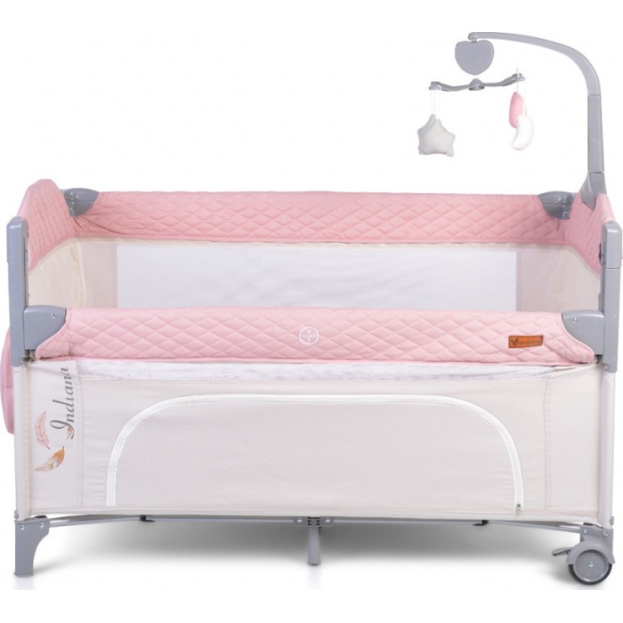 Παρκοκρέβατο 2 Επιπέδών Indiana Ροζ Cangaroo Παρκοκρέβατο 2 Επιπέδών Indiana Ροζ Cangaroo