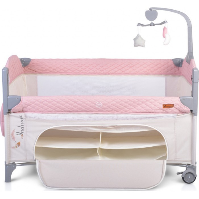 Παρκοκρέβατο 2 Επιπέδών Indiana Ροζ Cangaroo Παρκοκρέβατο 2 Επιπέδών Indiana Ροζ Cangaroo