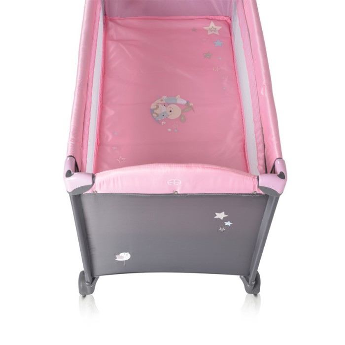 Παρκοκρέβατο 2 Επιπέδων Sleepy Pink Moni