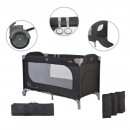 Παρκοκρέβατο 1 Επιπέδου Skyglow 1 Μαύρο Cangaroo