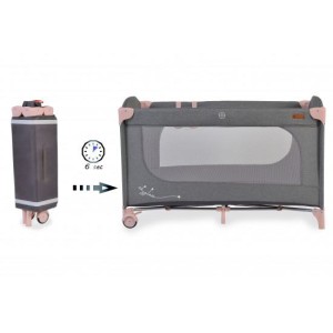 Παρκοκρέβατο 1 Επιπέδου Skyglow 1 Ροζ Cangaroo Παρκοκρέβατο 1 Επιπέδου Skyglow 1 Ροζ Cangaroo