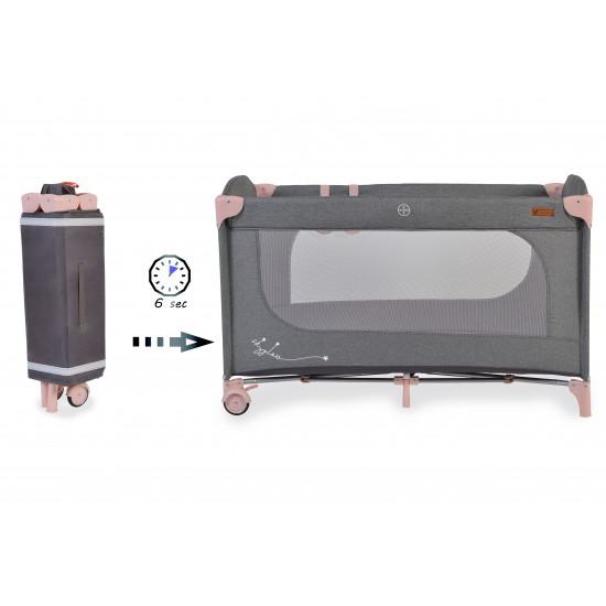 Παρκοκρέβατο 1 Επιπέδου Skyglow 1 Ροζ Cangaroo