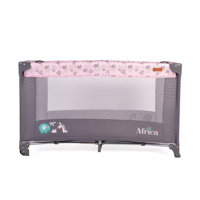 Παρκοκρέβατο 1 Επιπέδου Africa  Ροζ Cangaroo