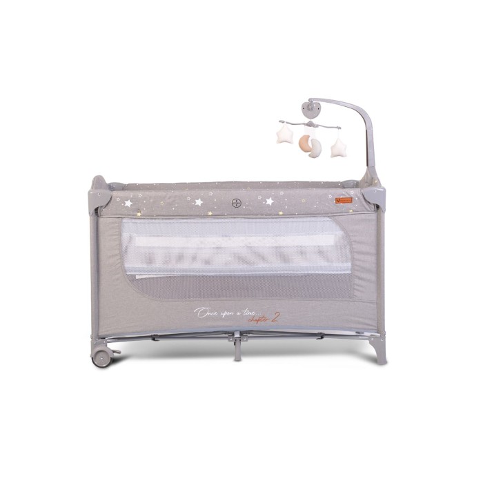 Παρκοκρέβατο Mε Παιχνίδι Once upon a time 2 Επιπέδων Γκρι Cangaroo Παρκοκρέβατο Mε Παιχνίδι Once upon a time 2 Επιπέδων Γκρι Cangaroo