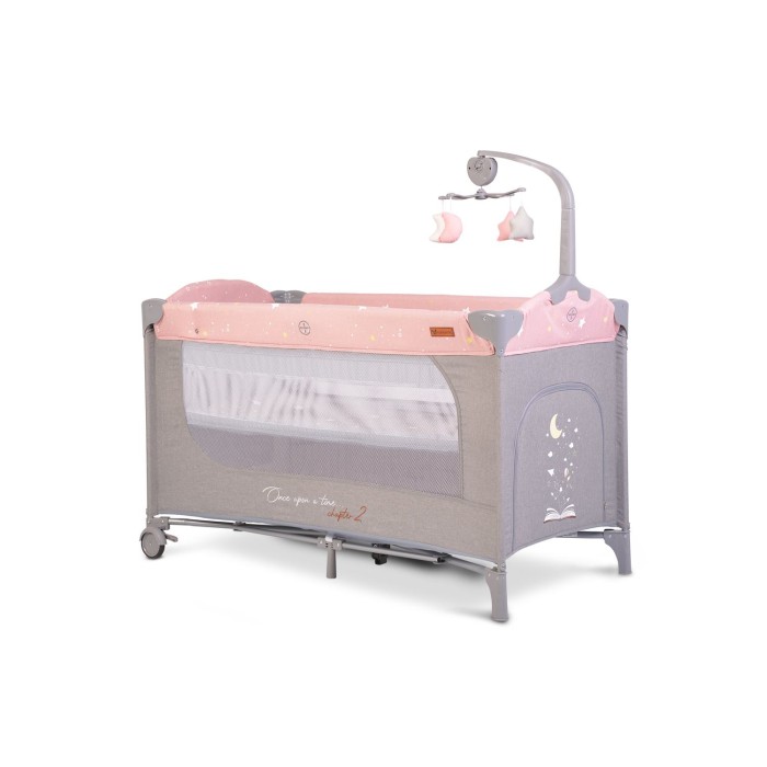 Παρκοκρέβατο Mε Παιχνίδι Once upon a time 2 Επιπέδων Ροζ Cangaroo Παρκοκρέβατο Mε Παιχνίδι Once upon a time 2 Επιπέδων Ροζ Cangaroo