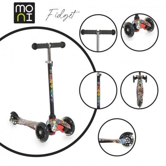 Πατίνι Scooter Fidget Μαύρο Moni