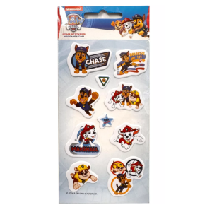 Paw Patrol Boys Σετ Αυτοκόλλητων Puffy Foam