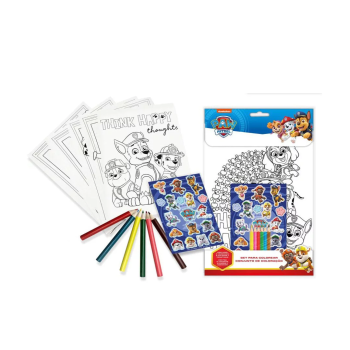 Paw Patrol Βιβλίο Ζωγραφικής Και Σετ Αυτοκόλλητα Paw Patrol Βιβλίο Ζωγραφικής Και Σετ Αυτοκόλλητα